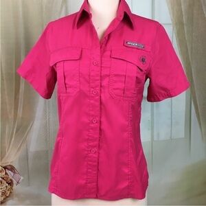 SPIDERWIRE Pink Short Sleeved
Sport Blouse S